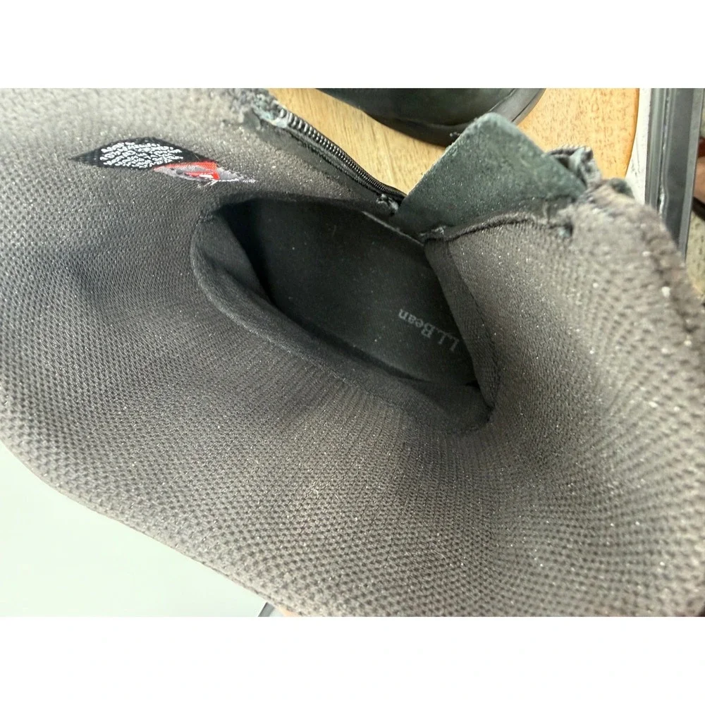 LL Bean Mens Storm Chaser Chelsea‎ Boots 5 Zip Black Waterproof 290588 10.5M